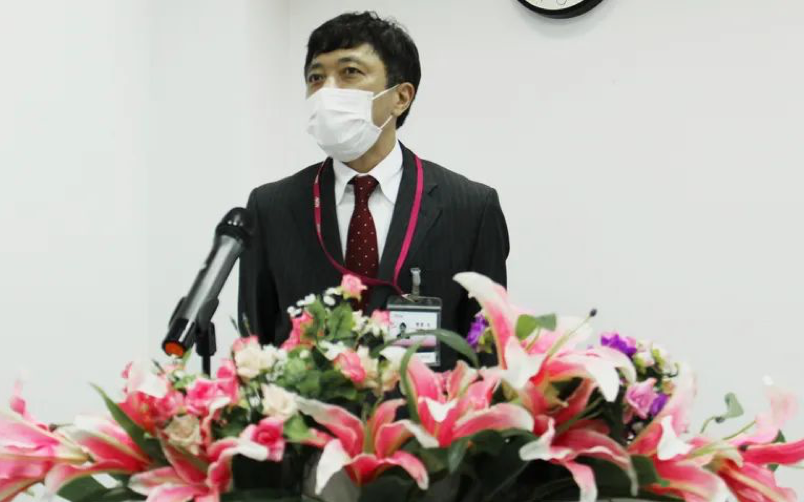 菅原功先生发表致辞 菅原功先生发表致辞