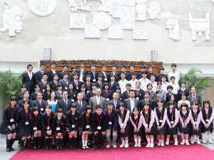 日本高中生拜访外交部